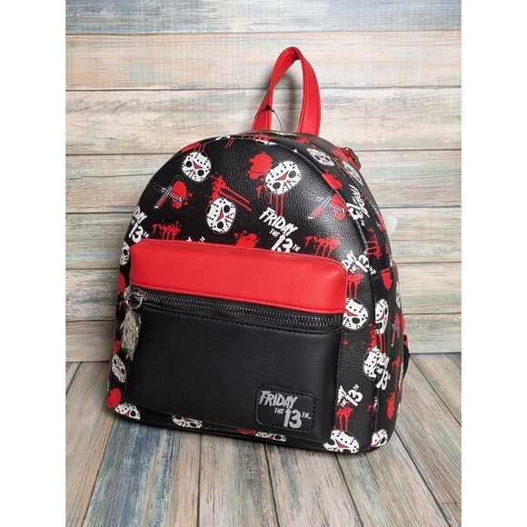 Jason Voorhees Friday the 13th Bioworld Mini Backpack NWT Horror Slasher Funko - Picture 6 of 6